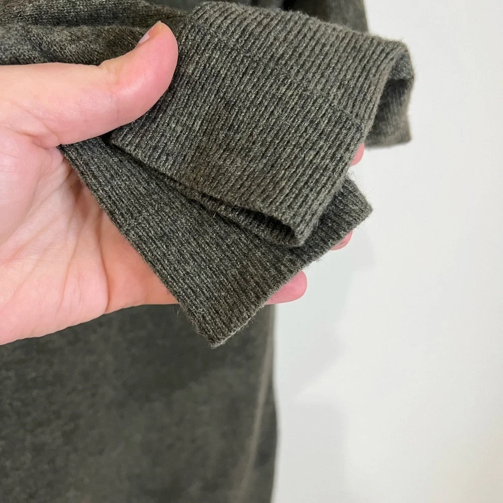Everlane Olive Knit Turtleneck